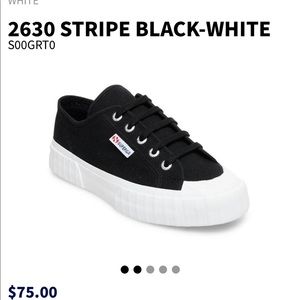 Superga black sneakers